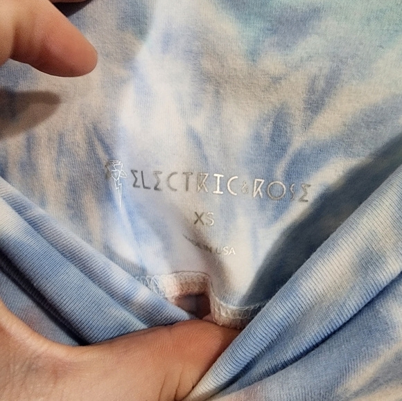 NWT Electric & Rose Tie Dye Women XS Medano Athletic Printed Bike Workout Shorts - Picture 6 of 10